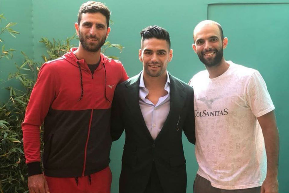 El fútbol y el tenis colombiano juntos: Falcao, Cabal y Farah se reunieron en Mónaco