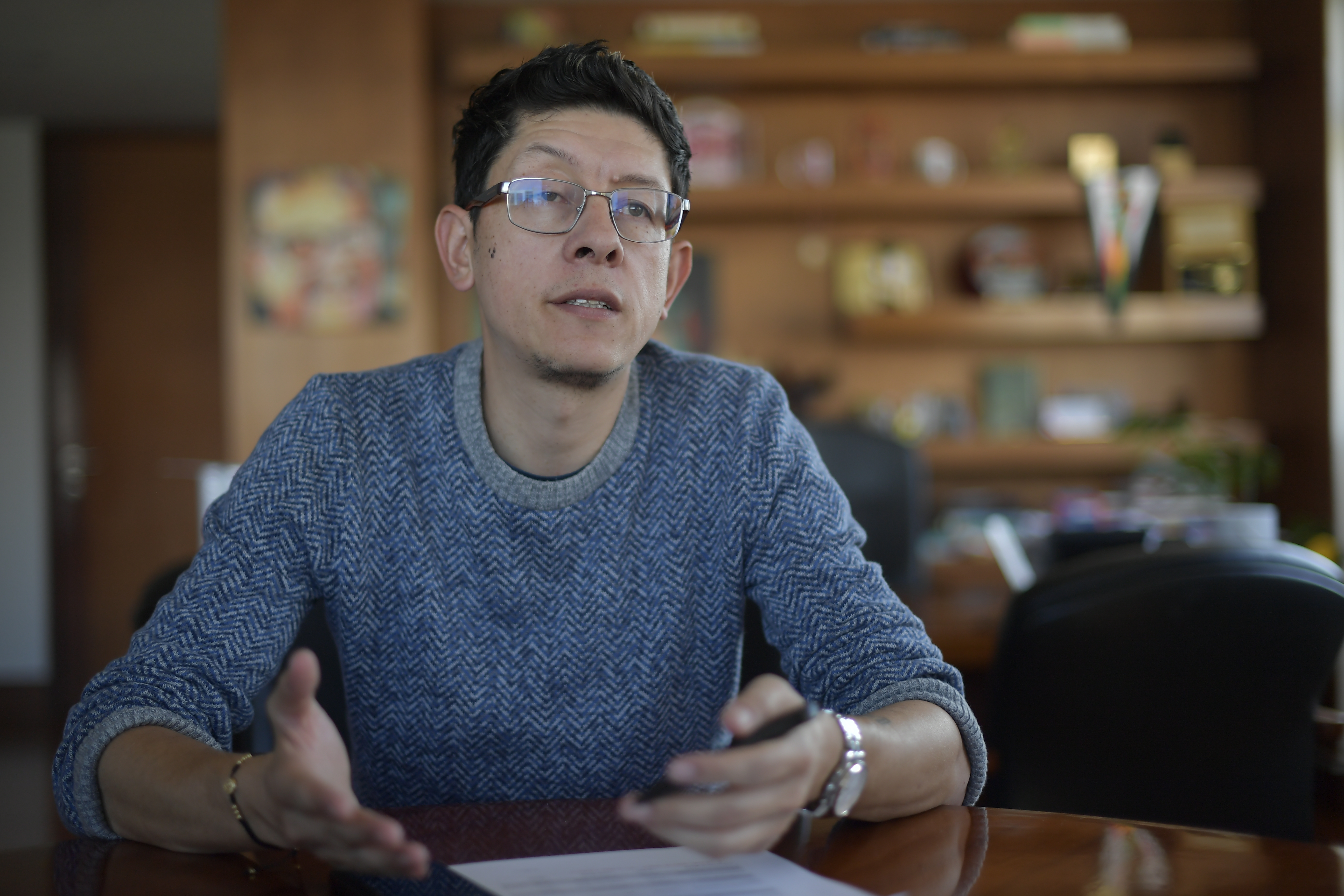 Ministro de Educación, en entrevista.