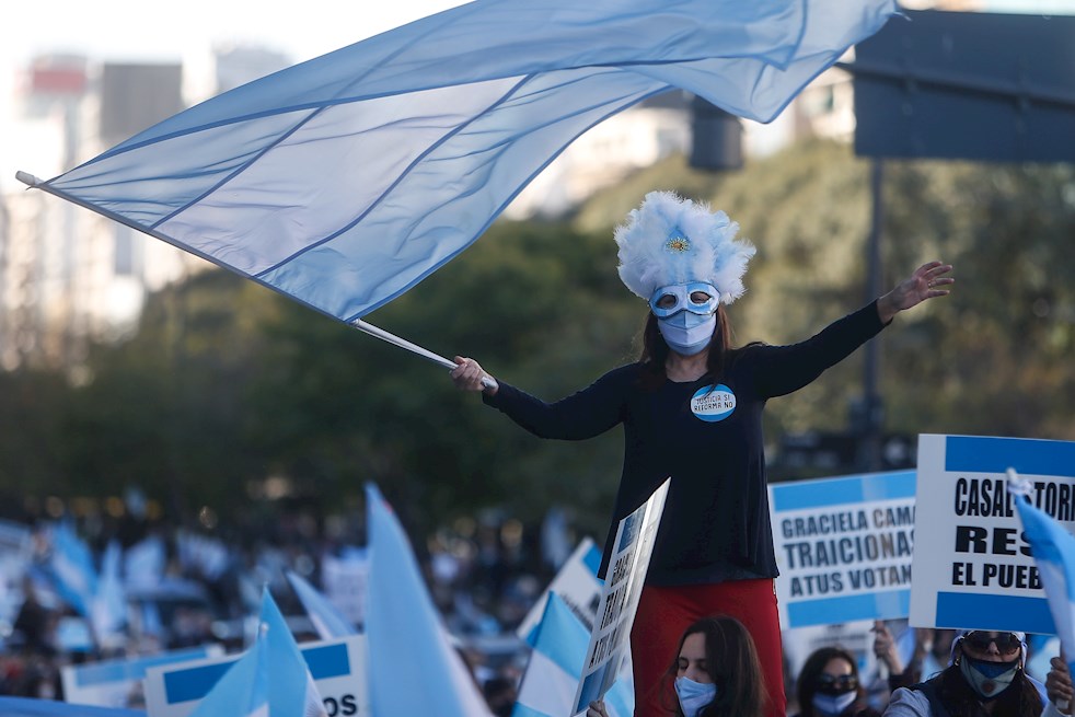 Protestas en Argentina: ciudadanos cansados del confinamiento… y otras cosas