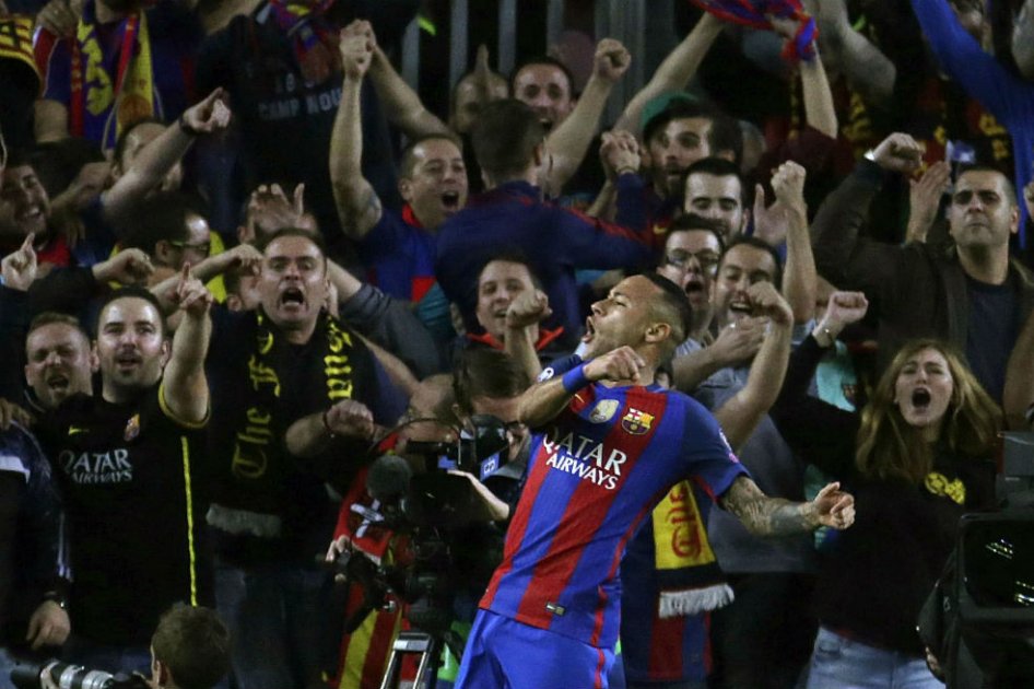 Enfrentamiento entre la Liga y el Barcelona por el botellazo a Neymar