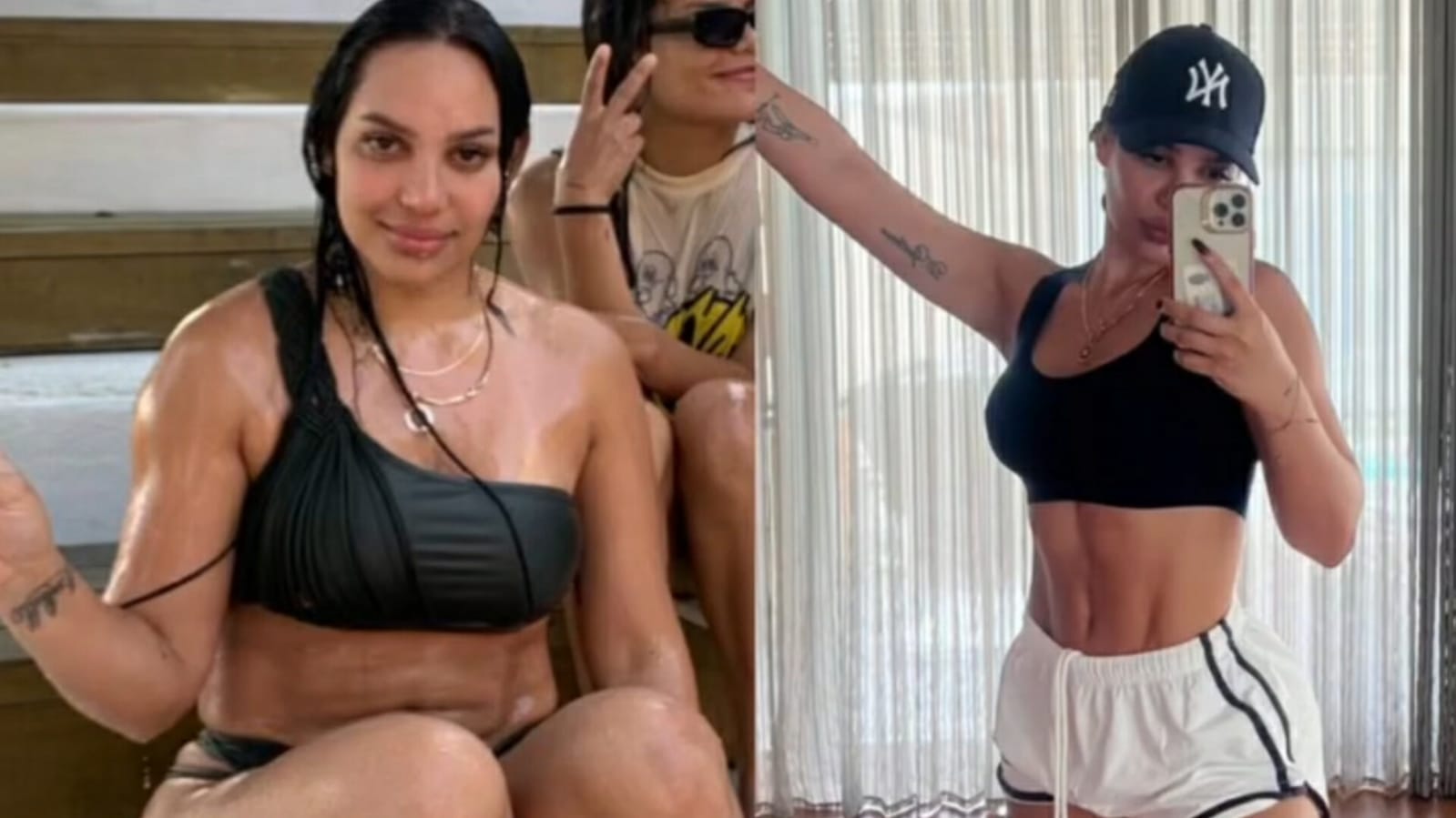 Foto: así lucía Andrea Valdiri con 16 kilos de más luego de tener a su hija  Adhara