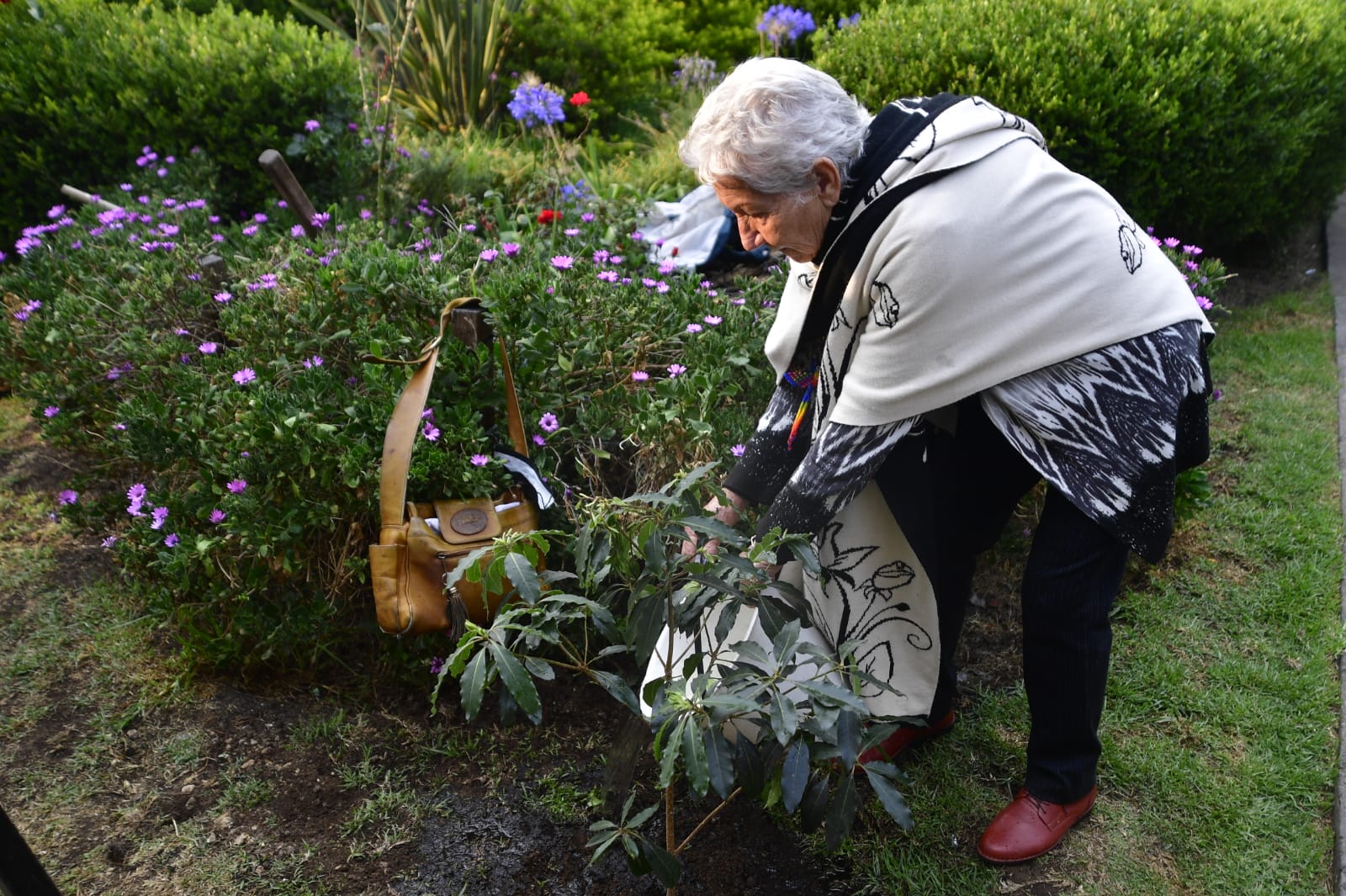 En el Jardín de la Siempreviva, en la carrera 1 con calle 19ª se realizó un homenaje a Sandra Catalina Vásquez, la niña de nueve años, que fue asesinada en una estación de Policía de Bogotá.