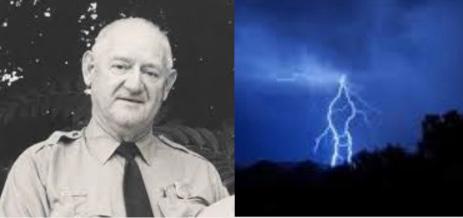 Roy Cleveland Sullivan recibió siete rayos entre 1942 y 1977.