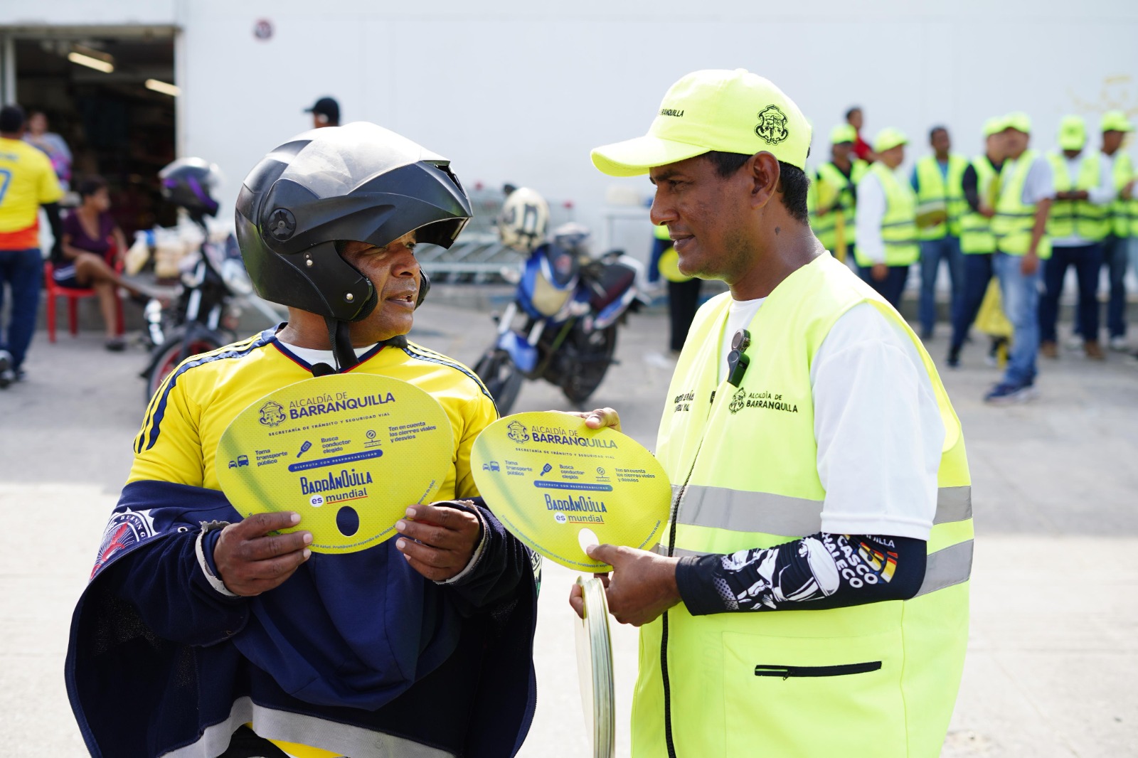 Colombia-Perú: tarde cívica y restricciones en la movilidad, en Barranquilla
