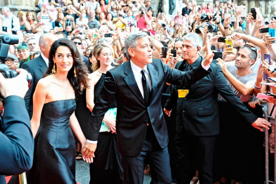 Amal Alamuddin y George Clooney.