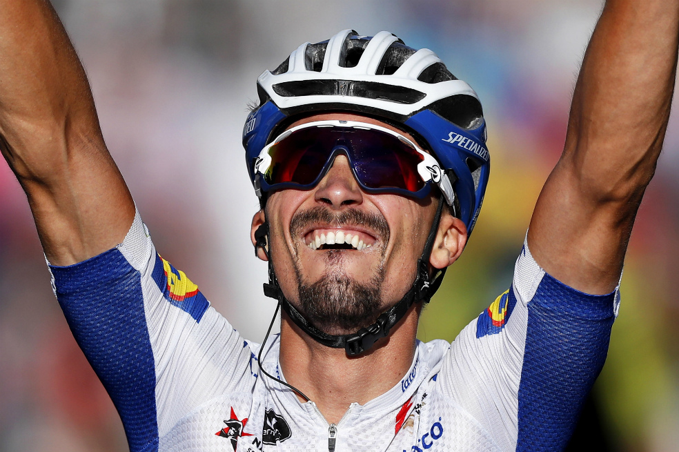 Alaphilippe, figura en el accidentado arranque del Tour de Francia 2020