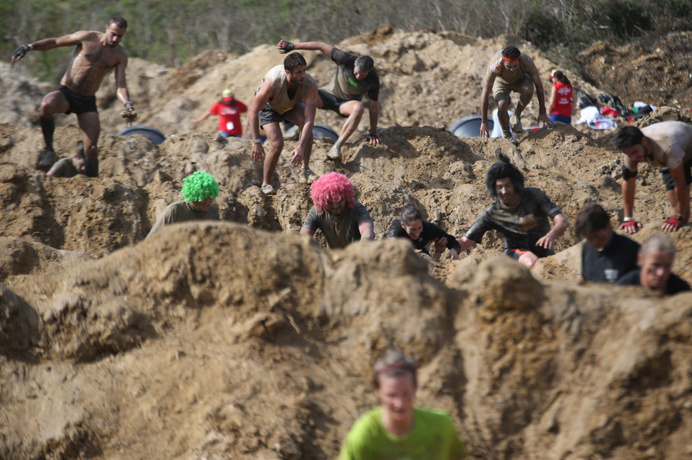Campeonato de carreras sobre lodo en Francia