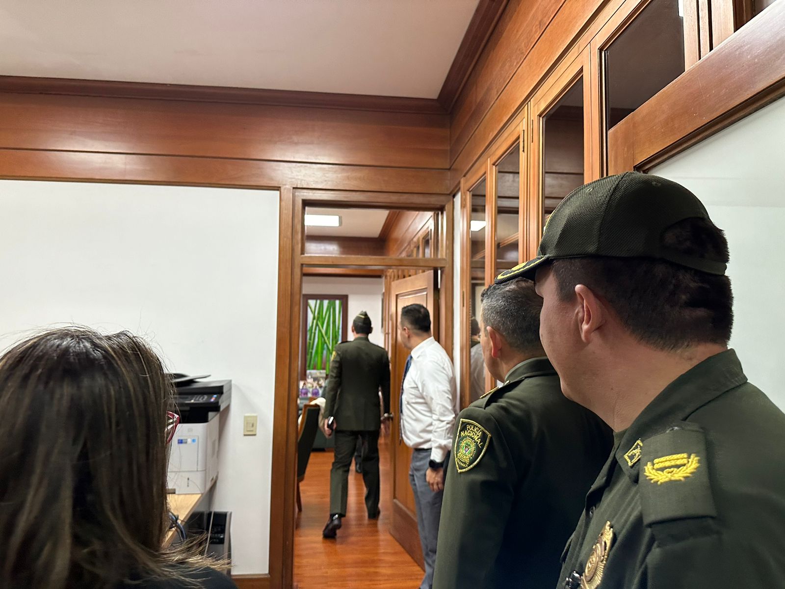 Director de la Policía llegó a la Corte Suprema ante bloqueos de manifestantes