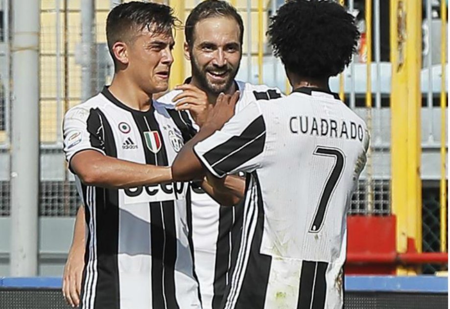 Con Cuadrado los 90 minutos, la Juventus derrotó 3-0 al Empoli
