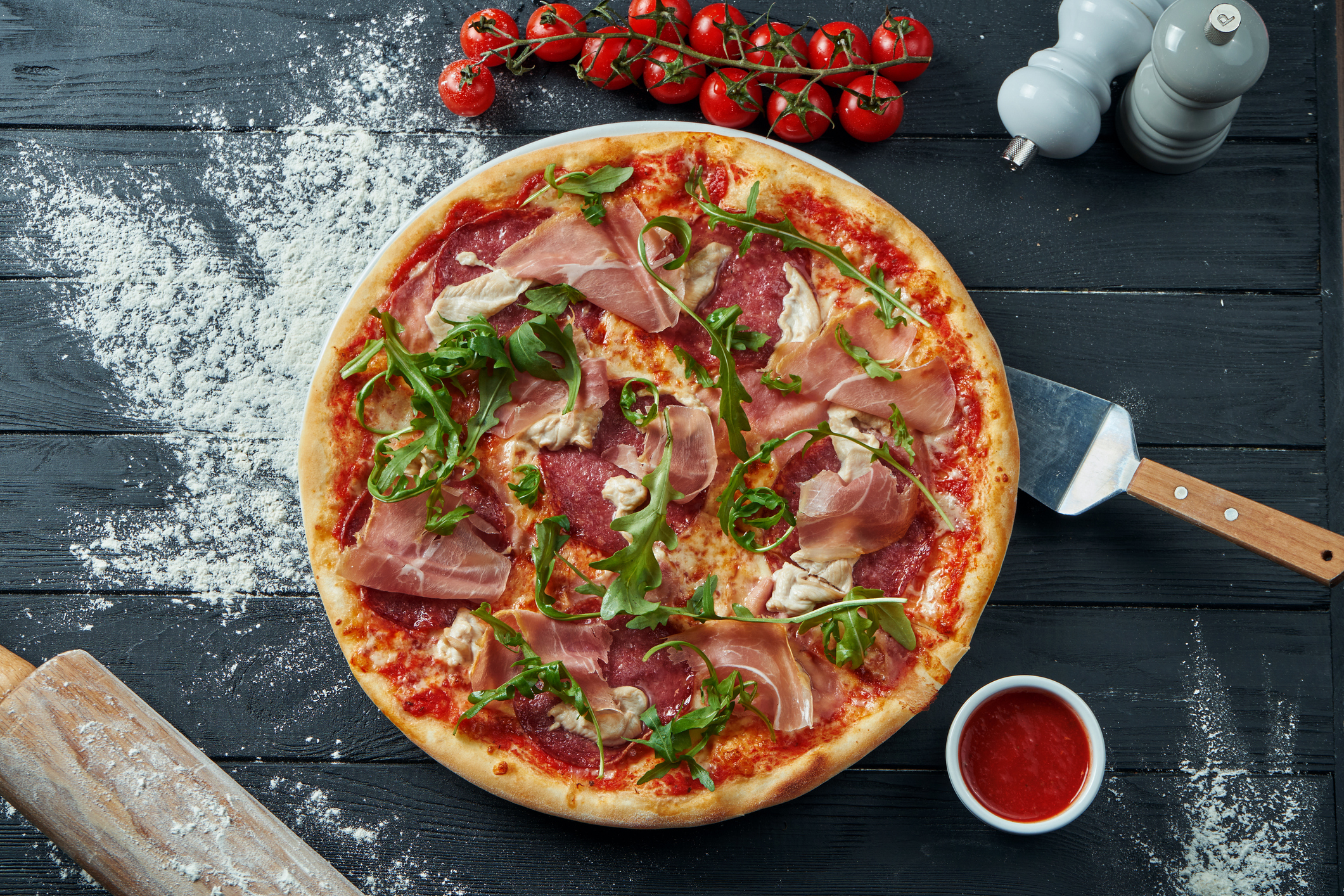 Pizza en sartén