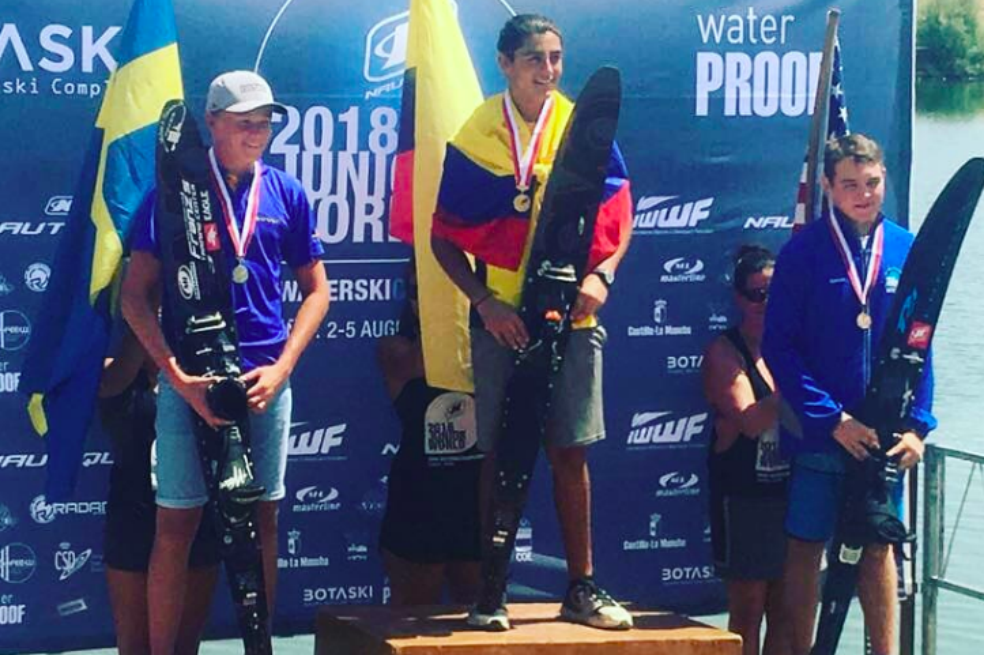 Colombia brilló en el Mundial Junior de esquí náutico