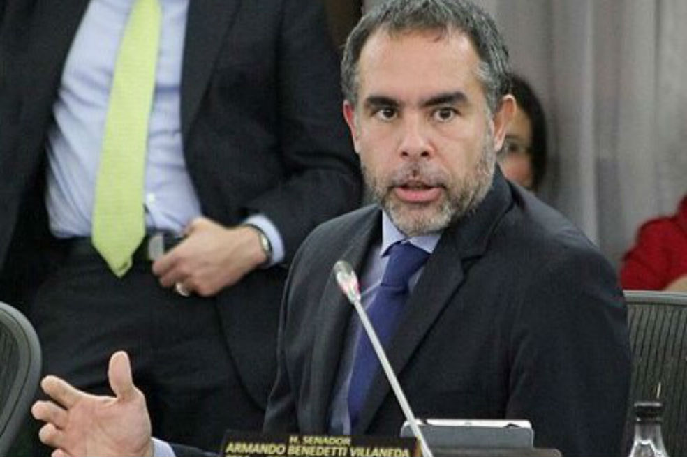 Armando Benedetti, citado a indagatoria por presunto enriquecimiento ilícito