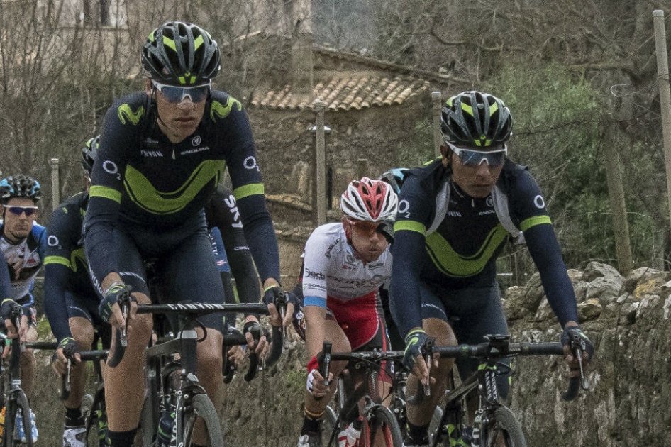 Nairo Quitnana durante su participación en el Challenge de Mallorca. Foto: EFE