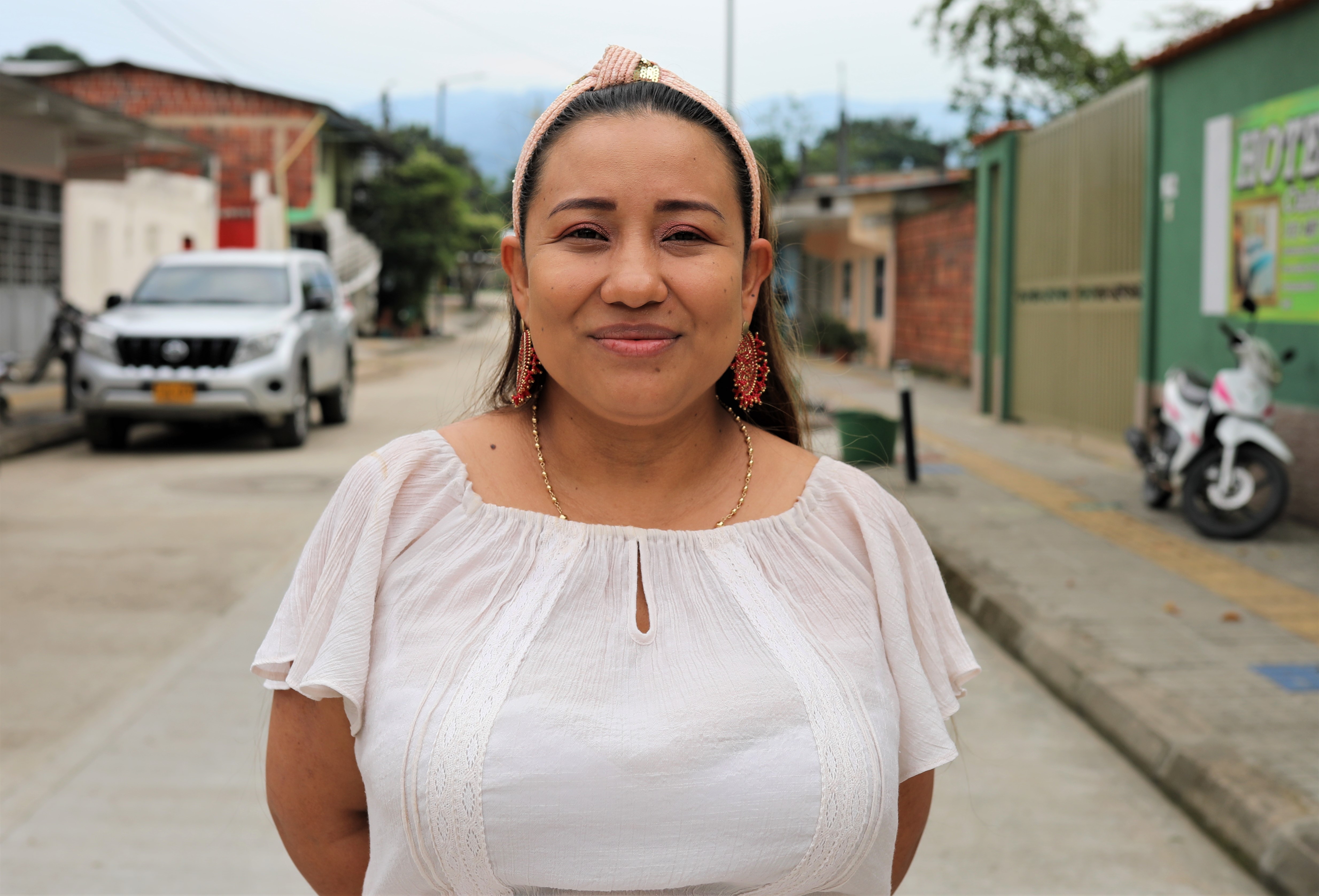Aura Tegría, alcaldesa de Cubará (Boyacá).