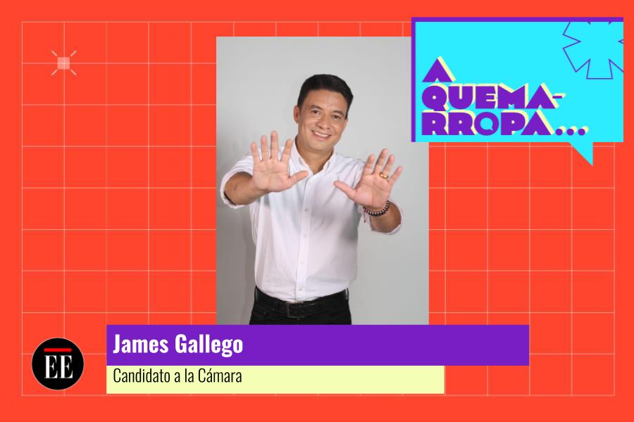 A Quemarropa con James Gallego, candidato a la Cámara por Antioquia