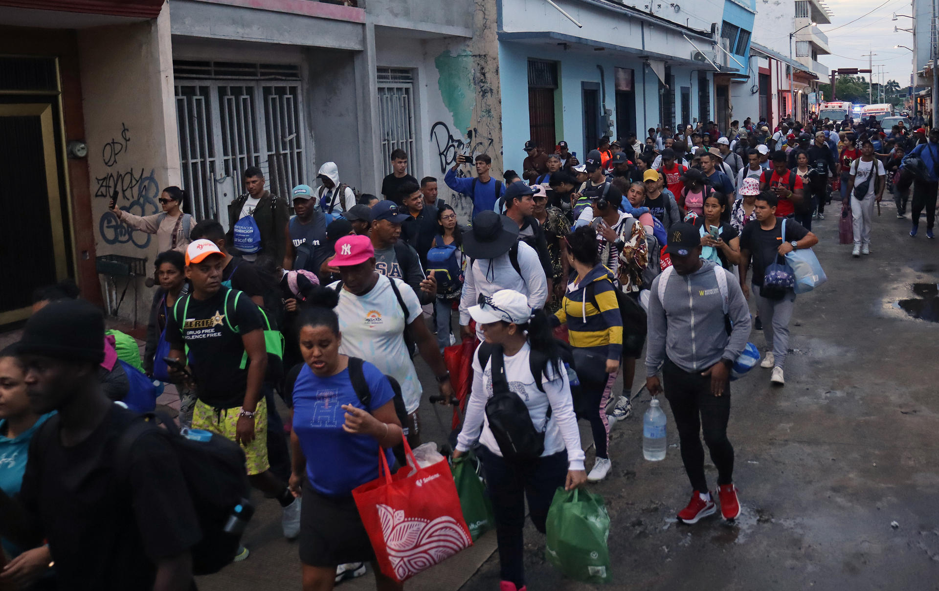 Nueva caravana migrante sale rumbo a Ciudad de México y descarta llegar a EE. UU.