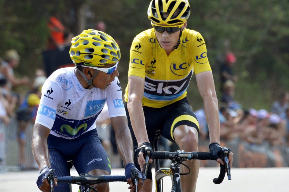 Nairo Quintana lidera la clasificación de los jovenes del Tour. Foto: EFE