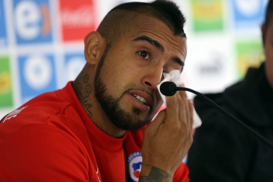 «Les fallé a todos» reconoce entre lágrimas Arturo Vidal