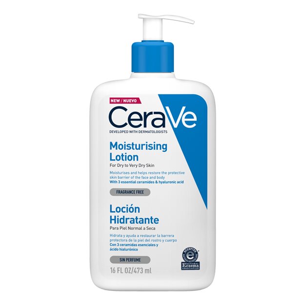 Loción hidratante de CeraVe.