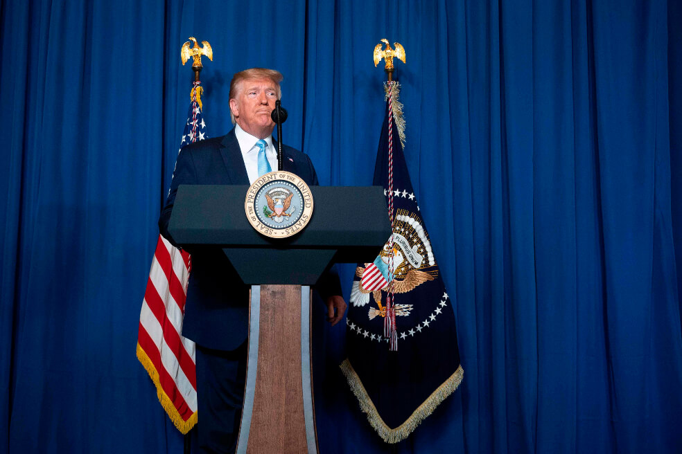 Trump: «Ataque buscaba parar, no comenzar una guerra con Irán»