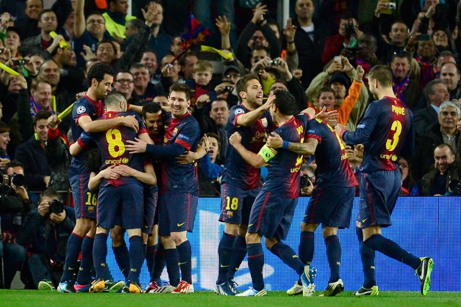 Barcelona está en cuartos de final de la Champions