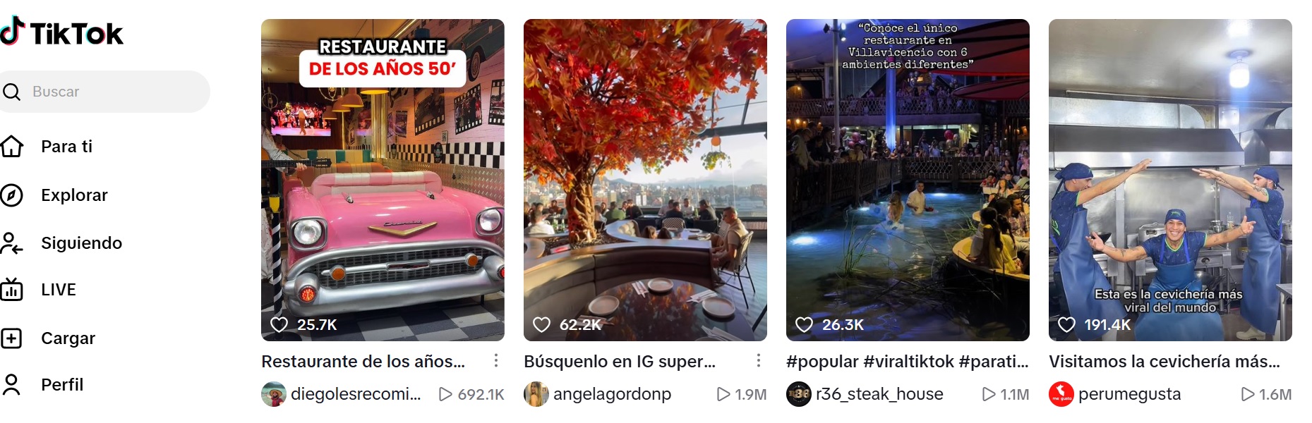 Experiencias gastronómicas