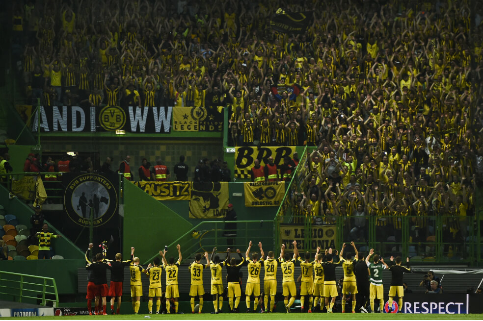 Los hinchas del Borussia Dortmund donaron dinero a los bares y restaurantes de la ciudad
