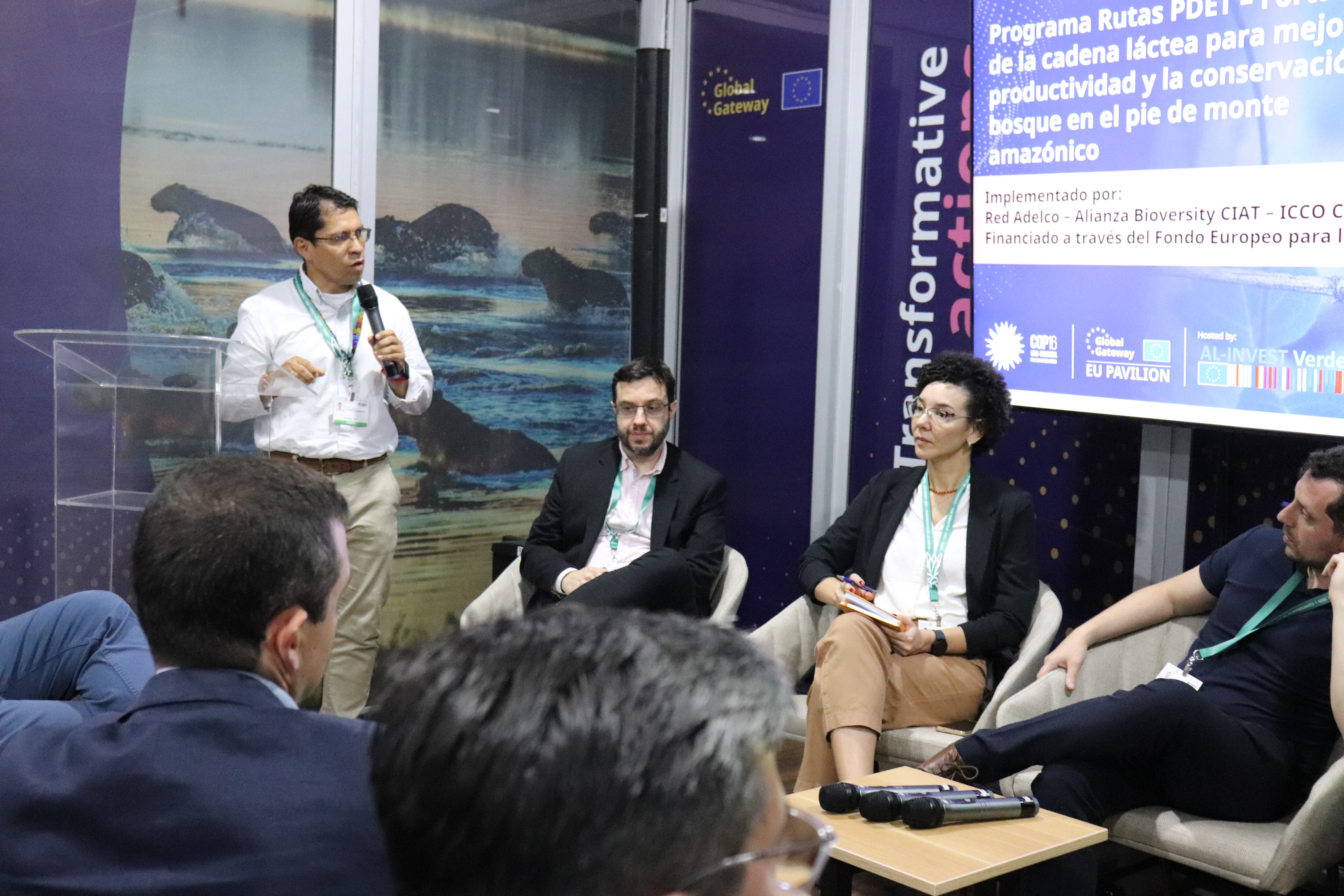 Programa Rutas PDET en la COP16: un compromiso con la paz, el desarrollo sostenible y la conservación en la Amazonía Colombiana
