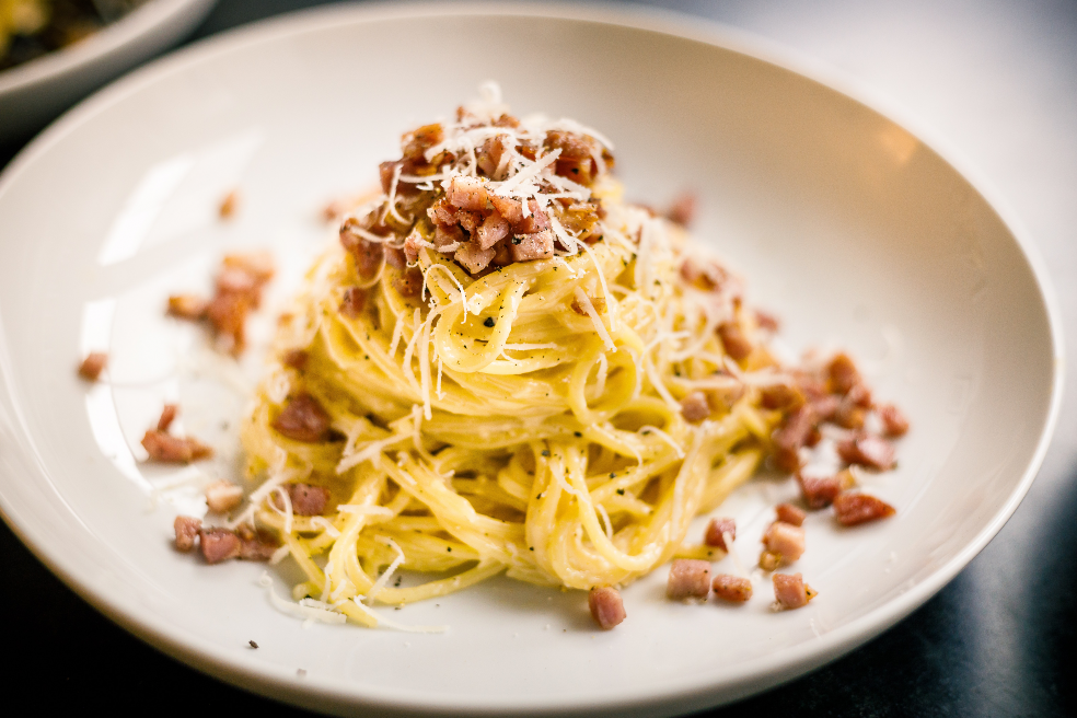 Receta del día: Pasta a la carbonara con pavo