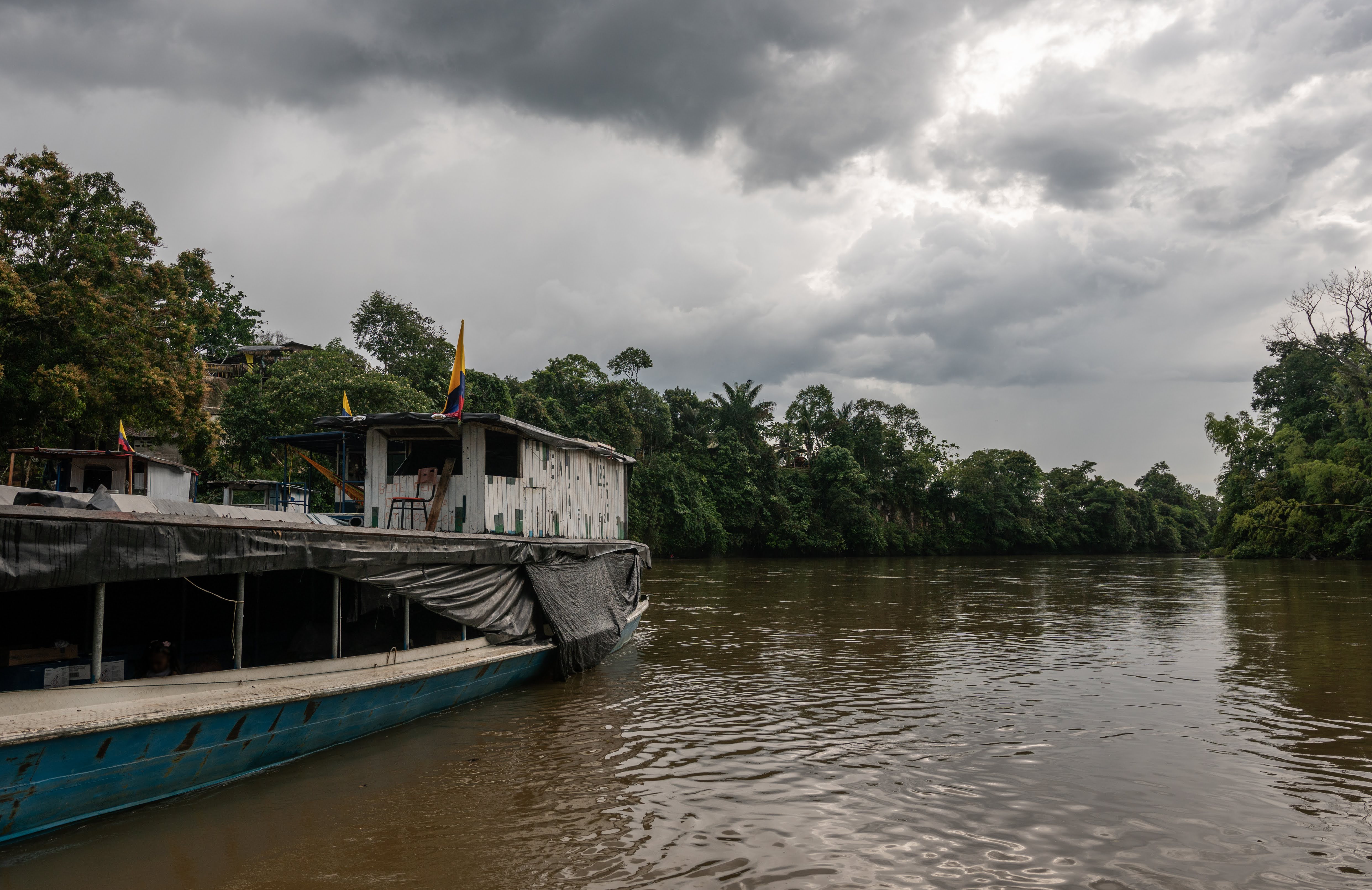 En Puerto Arango, un muelle clave ubicado en zona rural de Florencia, no se mueve ninguna embarcación desde la última semana de enero.