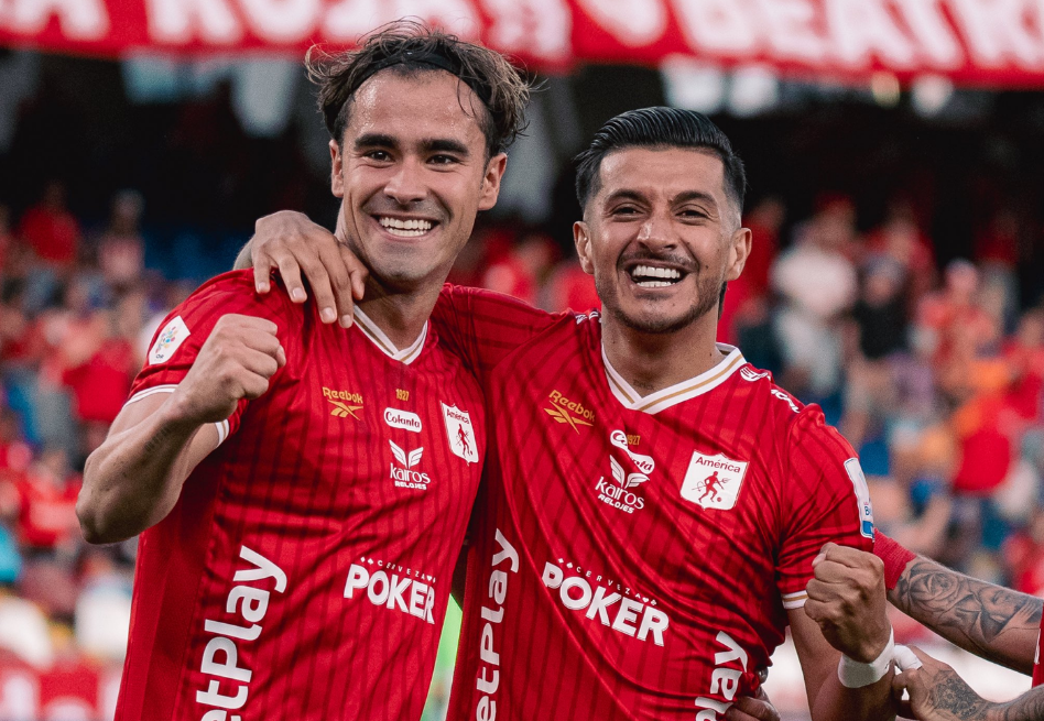 ¡Festival escarlata! Vea los siete goles con los que América pasó por encima de Chicó: video