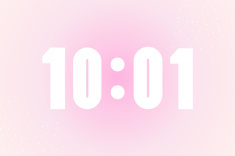 Significado espiritual de la hora espejo 10:01