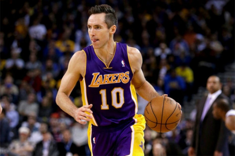 Steve Nash, base de Los Ángeles Lakers.//AFP