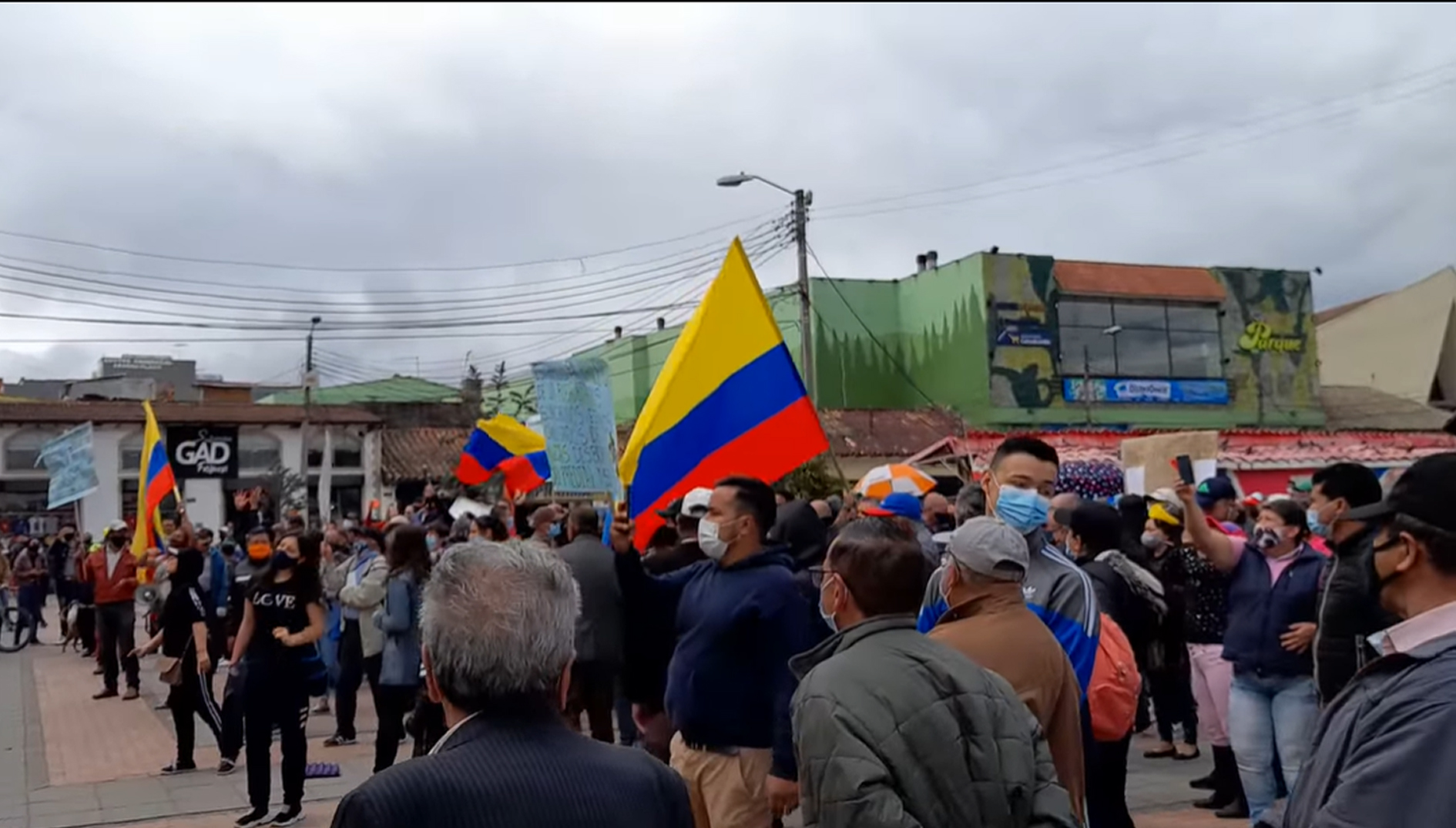 Protestan en Soacha por no haber aplazado el cobro y el alza del impuesto predial