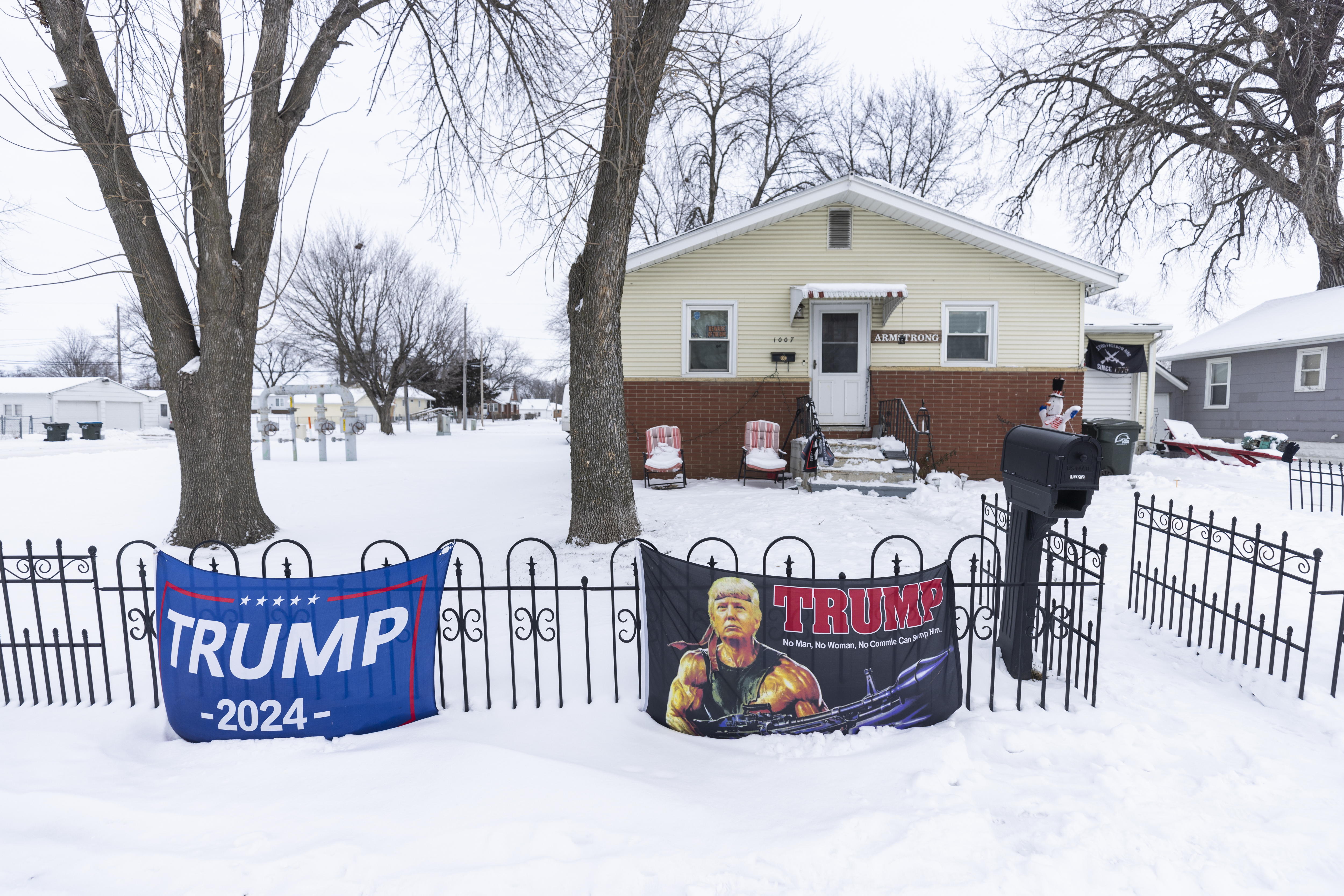 Con tormenta de nieve, llega la primera prueba electoral del año para Trump