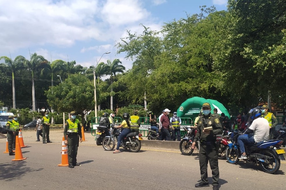 Operativo policial en Cúcuta terminó con tiros al aire