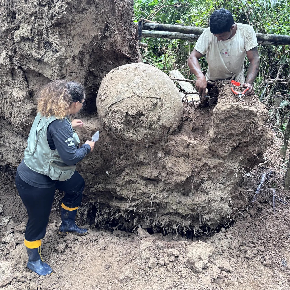 La excavación contó con la participación activa de la comunidad, pues se requerían adaptaciones complejas debido a la lejanía de la región.