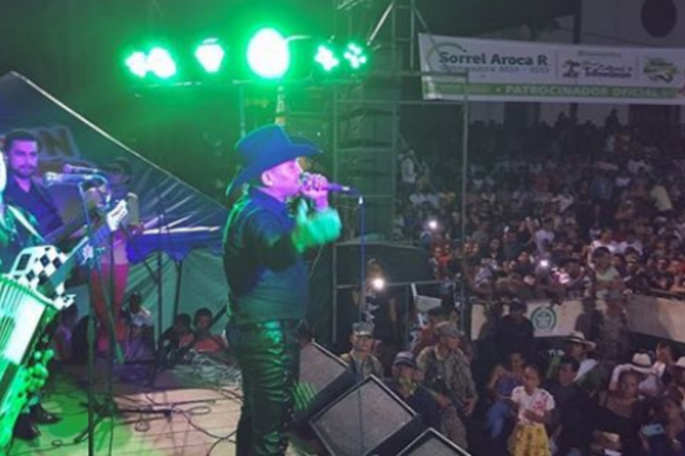 Hombre fue asesinado en concierto de Giovanny Ayala en Putumayo