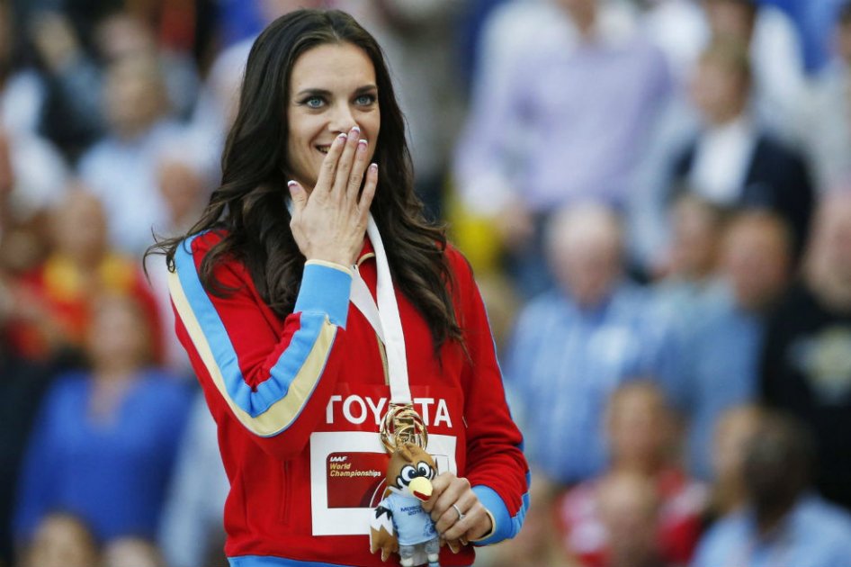 Yelena Isinbayeva, atleta rusa. Foto: AFP