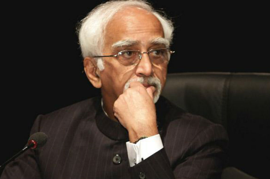 El vicepresidente de la India, Mohammad Hamid Ansari
