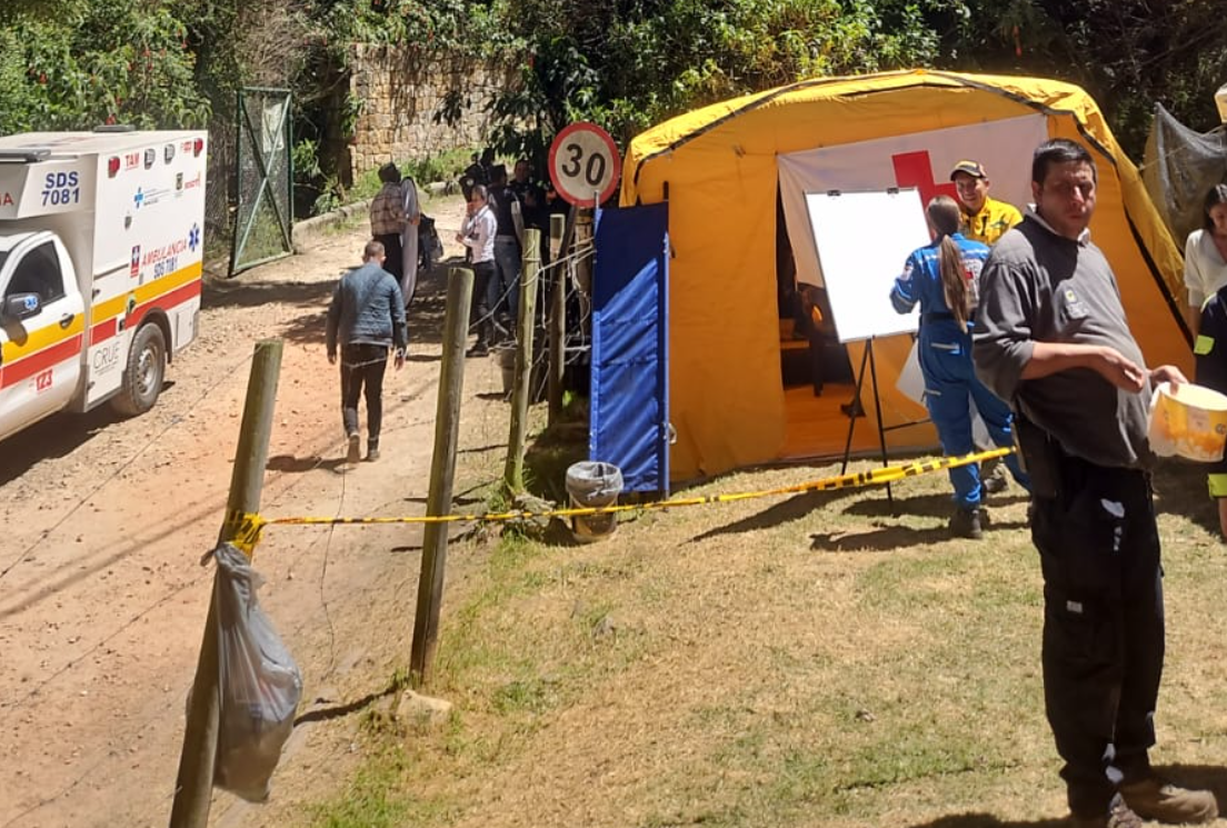 Puesto de Mando Unificado en los Cerros Orientales.