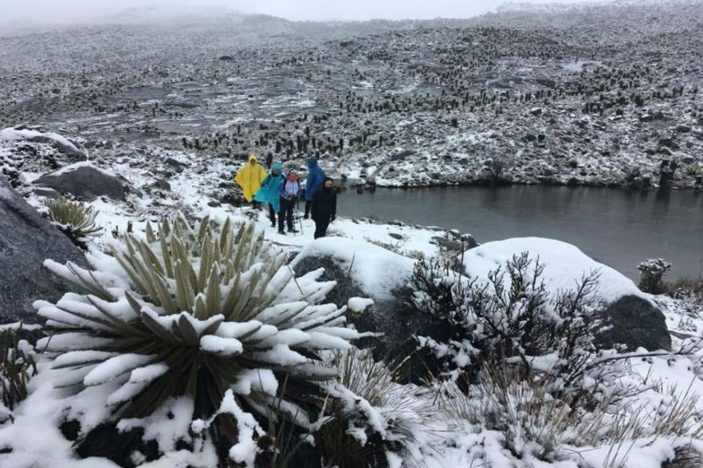 Volvió la nieve a la Sierra Nevada del Cocuy tras 20 años