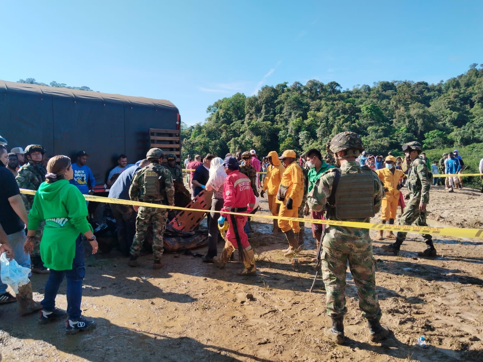 Derrumbes y tragedia por invierno en Chocó enero 13,  2024