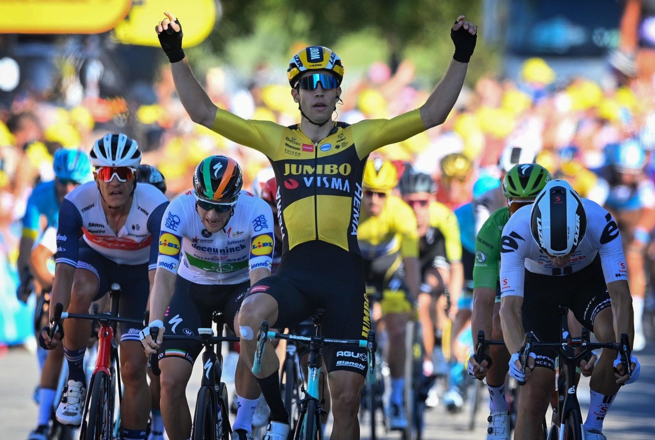 Tour de Francia 2020: El belga Wout van Aert ganó la quinta etapa y Adam Yates asumió el liderato