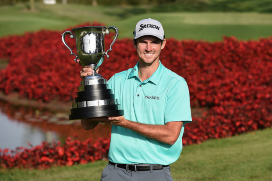 Justin Hueber, campeón del Colombia Open. Foto: Enrique Berardi