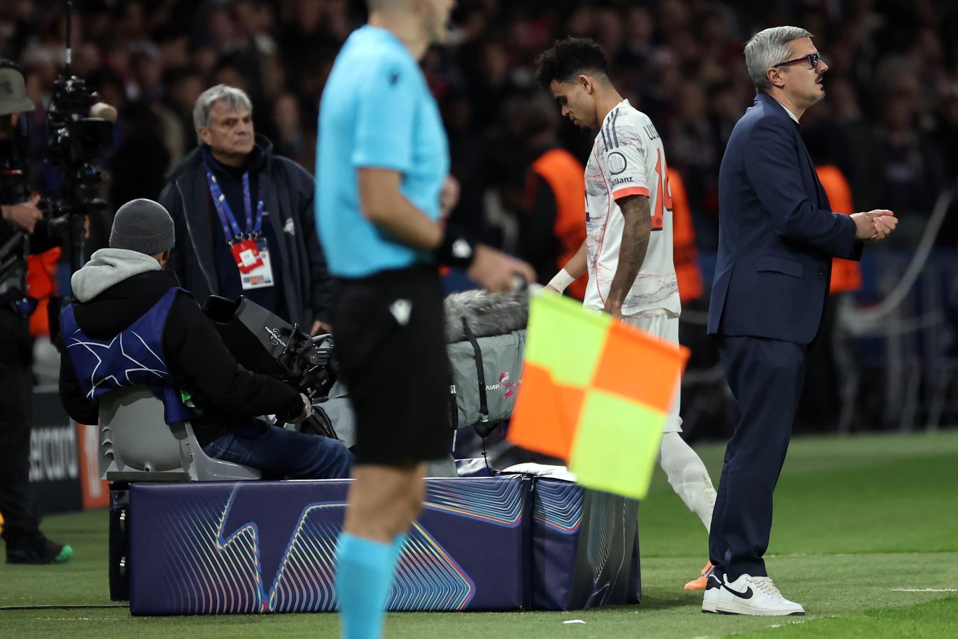 ¿Por qué expulsaron a Luis Díaz en el partido contra PSG? Polémica en la Champions
