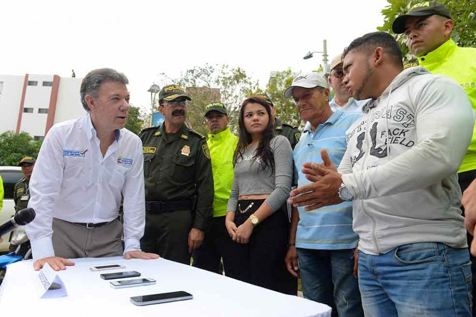 Santos destaca reducción de índices de inseguridad en Barranquilla