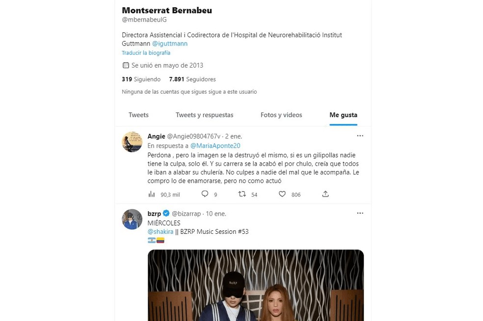 Montserrat Bernabeu, mamá de Piqué y suegra de Clara Chía, habría sorprendido con una contundente reacción, luego de escuchar la nueva canción de Shakira con Bizarrap.