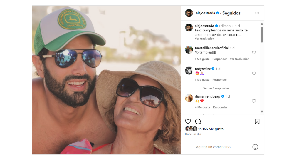 Alejandro Estrada le envío un tierno mensaje a su verdadera ‘reina’: “Te amo”
