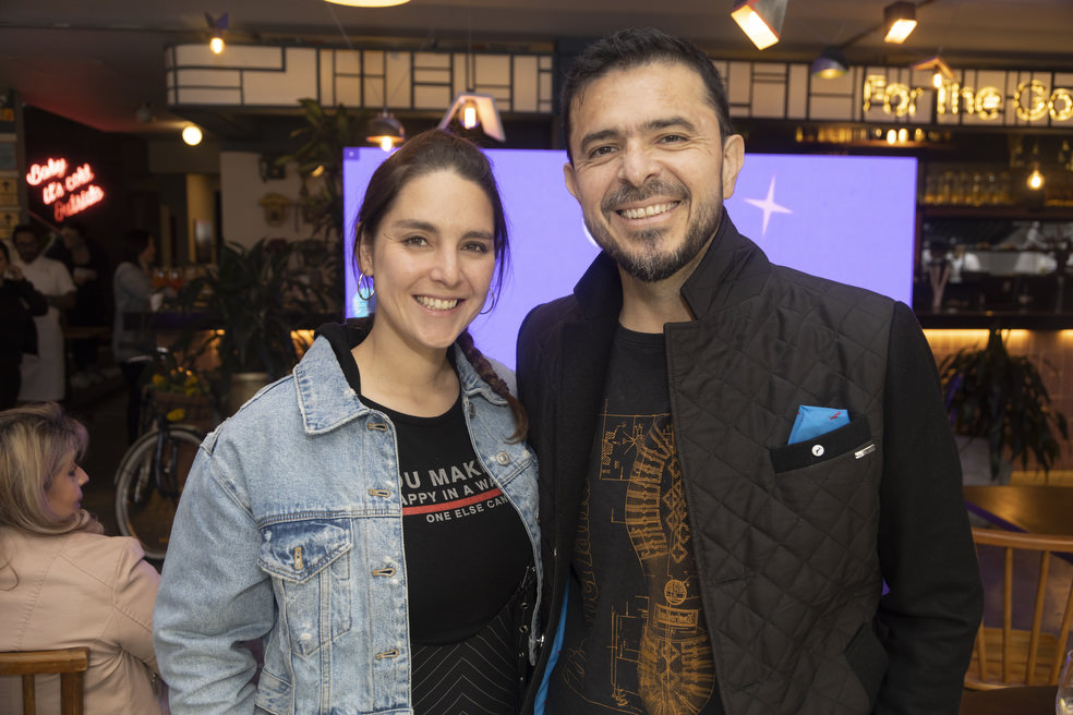 Alexandra Ramirez y Diego Camargo Be happy Fest
